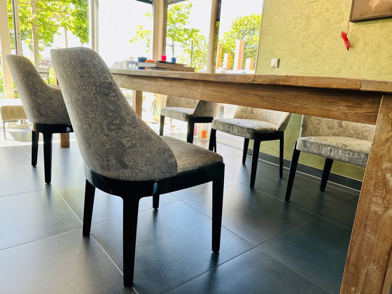 Image 1 of Molteni&C Chelsea Jean Paul Gaultier stoelen 5 stuks