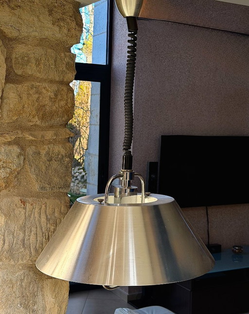 Lampada a sospensione Rise and Fall Mid-Century, attribuita a Jo Hammerborg per Fog & Mørup, anni '70