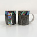 Pair of Big Mugs Scenario Metropol by Barbara Brenner for Rosenthal, 1990s