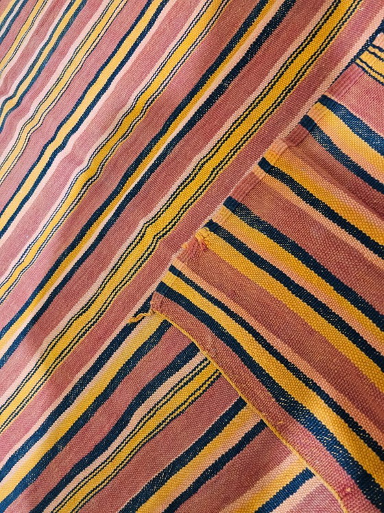 Vintage Berber Kilim Rug, 1990s, Unique Piece, 250cm x 174cm – Rugs & carpets, Wool (photo 6 of 7)