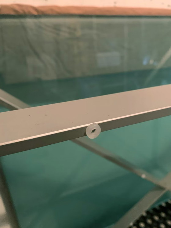 Image 1 of Christine Kröncke Carax salontafel van glas en staal