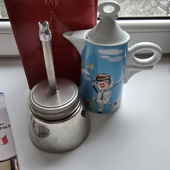 Image 1 of Rare d'ANCÀP Espressina à-Porter Moka Pot - Colección Giotto "Insieme" - Italia