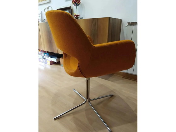 Image 1 of 6x sedia girevole l'ancora arancione