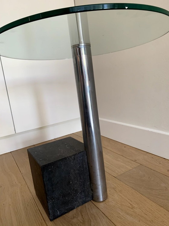 Image 1 of Two original Metaform HK-2 side tables - design Hank Kwint
