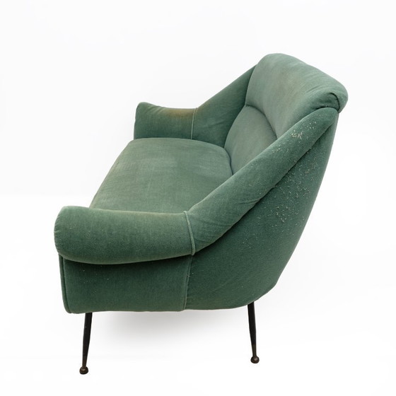 Image 1 of Gigi Radice Mid-Century Modern Italian Sofa for Minotti, 1950s