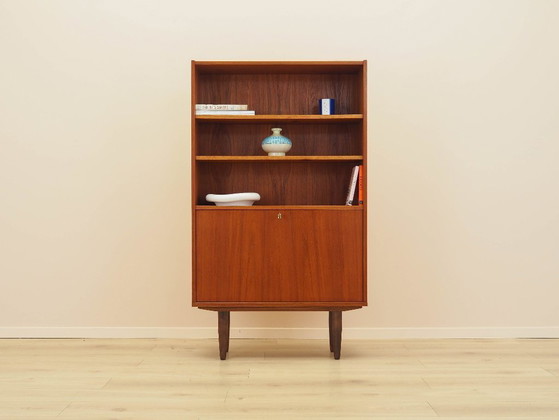 Image 1 of Teakhouten boekenkast, Deens design, jaren 70, gemaakt in Denemarken.