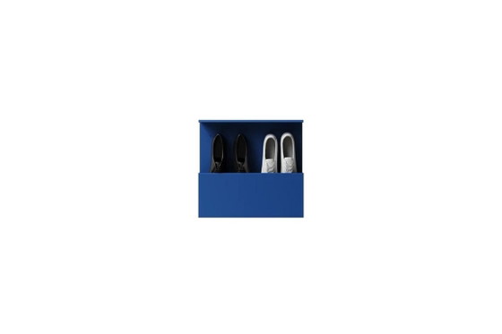 NICHBA Shoe Box Shoe Rack 50 cm – Blue – Wall cabinet, Metal (photo 2 of 5)