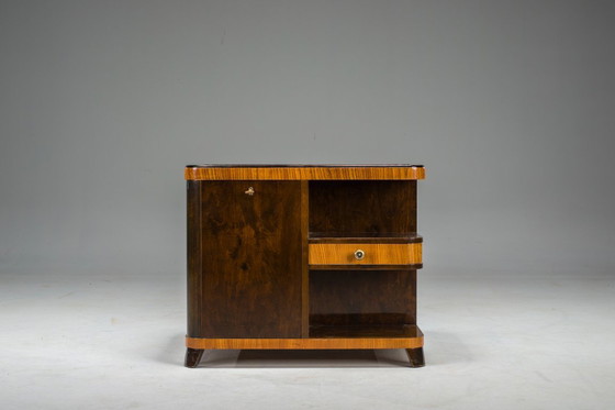 Image 1 of Mobile bar Art Déco con intarsi, anni '30