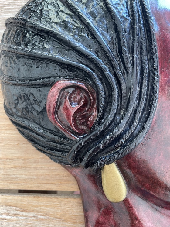 Image 1 of Set of vintage wall masks R. Scali