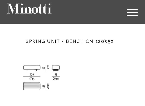 Image 1 of Minotti Roger configuration show modèle 2025 LP 40,000,-