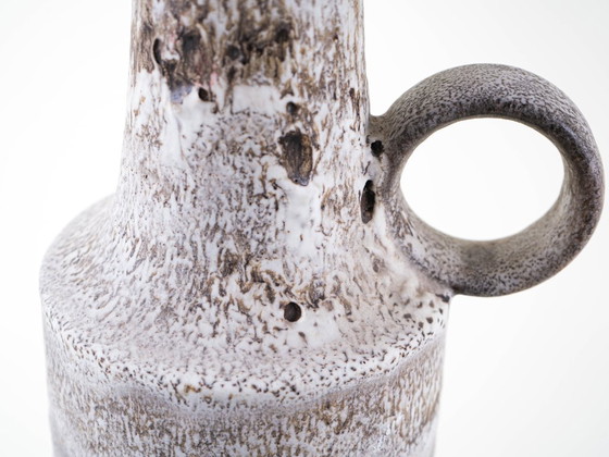 Image 1 of Ceramic vase with a handle, German design, 1960s, made in West Germany