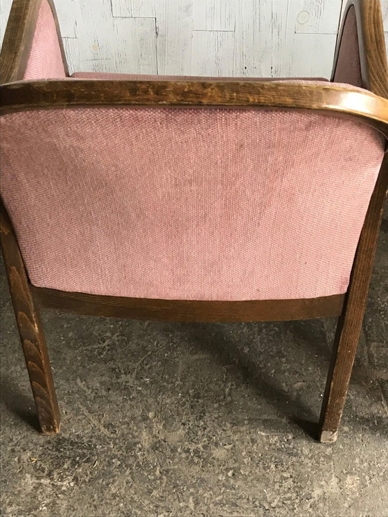 Set of Art Deco Style Armchairs, 1950s (photo 6 of 7)