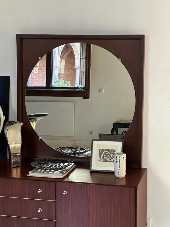 Image 1 of Miroir moderniste de Pieter De Bruyne pour V-Form, Belgique années 1960