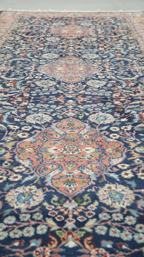 Image 1 of Donkerblauwe Loper 283x105cm