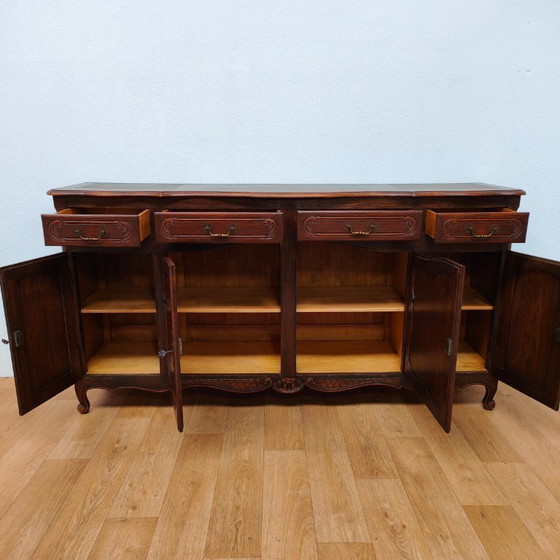 Image 1 of Vintage Louis XV wandkast buffetkast dressoir ladekast