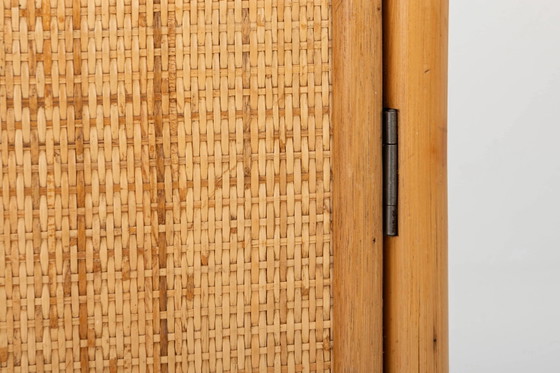 Bamboo cabinet sideboard – Storage cabinet, Rattan, Vintage (photo 6 of 9)