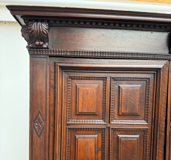 18th Century Two-Part Buffet in Walnut. – High Boards, Metal, Wood (photo 6 of 13)