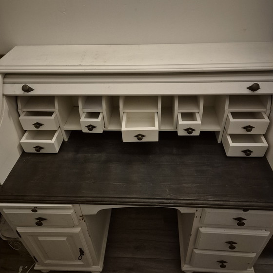 Image 1 of Secreter/escritorio blanco antiguo