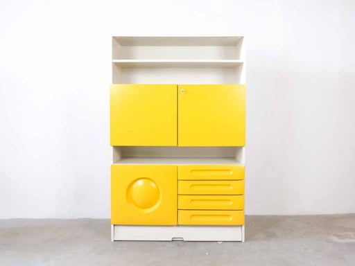 Zeldzame Space Age kast model noro door Gwinner Duitsland 1970'sa