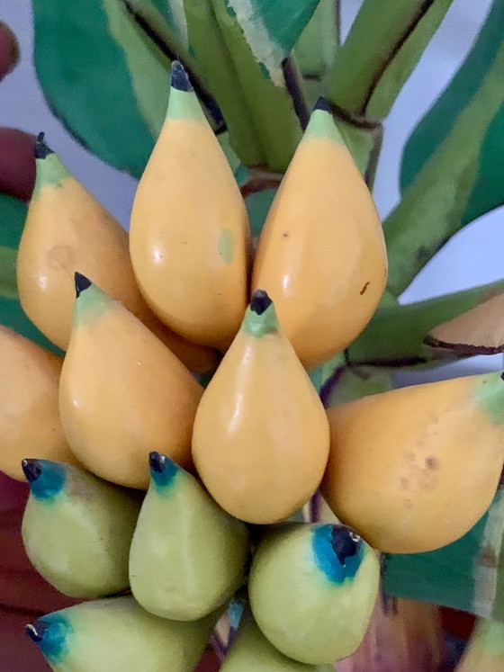 Bernadette Schillings Painted Wooden Banana Tree 30 cm – Decorative Objects (photo 12 of 14)