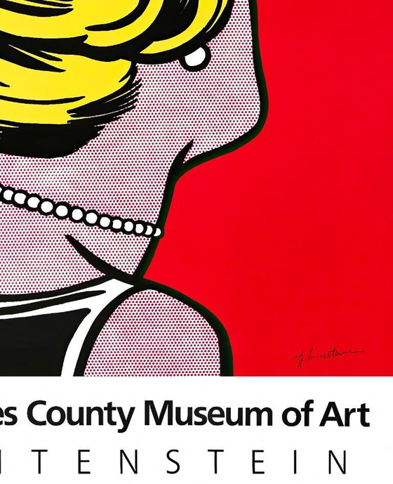 Image 1 of Cold Shoulder - Roy Lichtenstein, affiche Pop Art - 70 x 100 cm