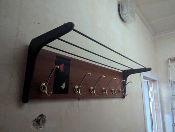 Image 1 of Bellissimo appendiabiti vintage a forma di boomerang – stile Alfred Hendrickx per Belform (anni '50/'60)