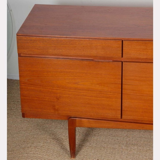 Image 1 of Credenza scandinava in teak, modello FA 66, di Ib Kofod-Larsen, 1960