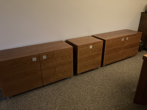 Cherry Sideboard Comprising 3 Parts