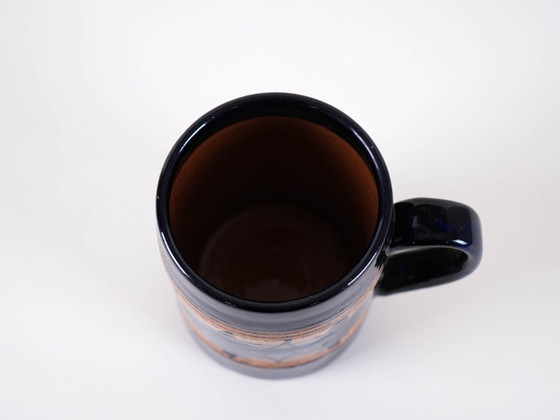 Image 1 of Chope à bière en céramique, design danois, années 1970, fabriquée au Danemark