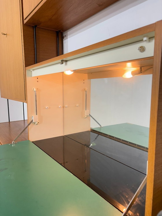 Image 1 of Omnia-plankensysteem, wandmeubel voor de woonkamer, wandplank van Ernst Dieter Hilker (1960)