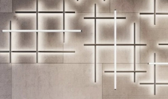 Image 1 of Plafonnier design Panzeri Hilow en titane – comme neuf – emballage d'origine