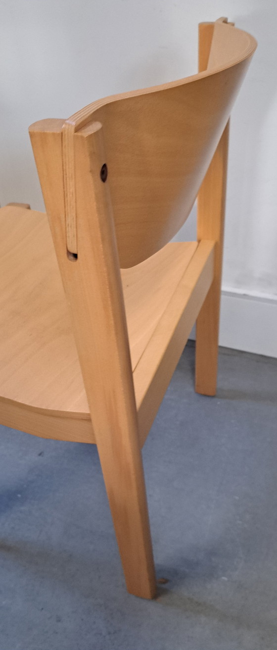 Image 1 of 6 sedie di design danese, impilabili.