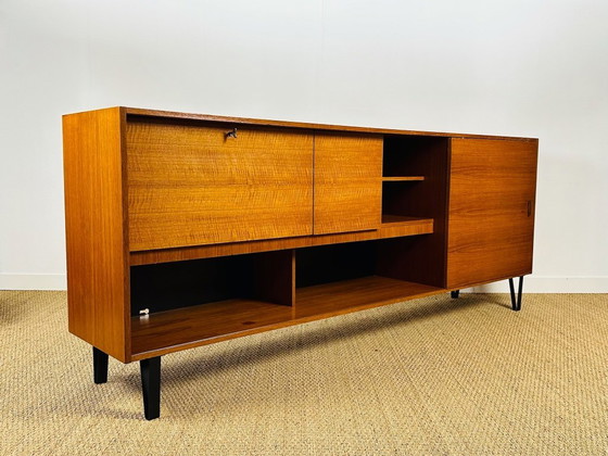 Image 1 of Enfilade haute Vintage Scandinave et teck, 1960