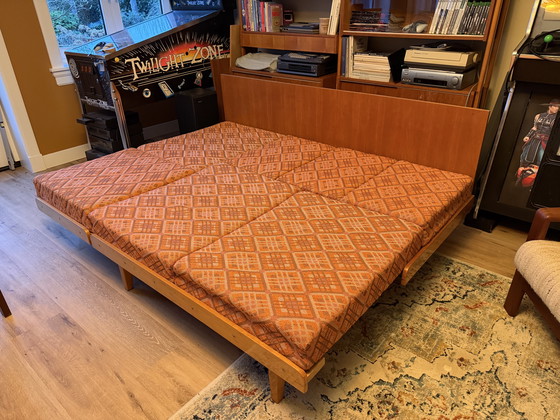 Image 1 of Mid-century jaren 60 daybed met originele bekleding