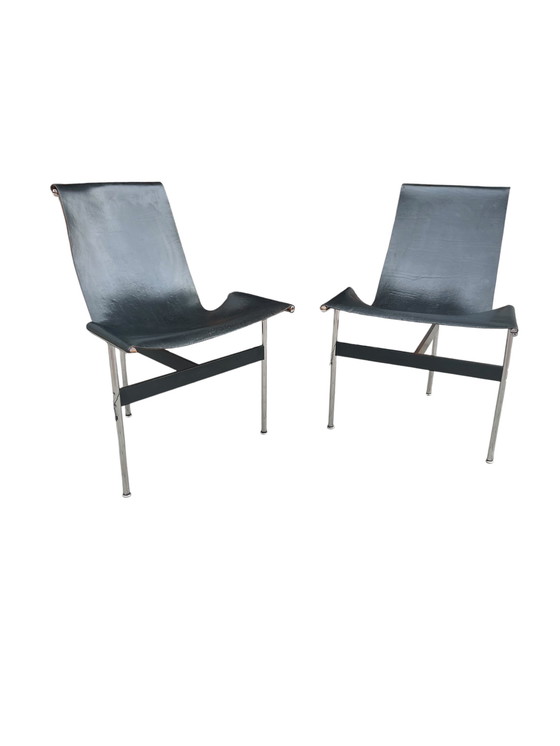 Image 1 of Set di 2 sedie a T, William Katavolos per Laverne International