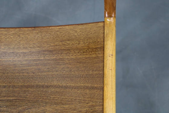 Image 1 of Sillas de comedor danesas de mediados de siglo en afzélie y haya, juego de cuatro