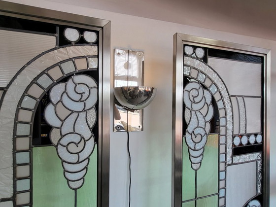 Image 1 of 2x art deco wandlamp Woka 58-AD8