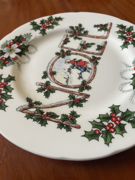 Image 1 of Vintage kerstborden van hoge kwaliteit