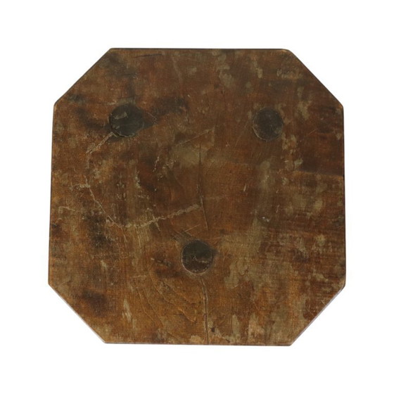 Image 1 of Old Wooden Milk Stool