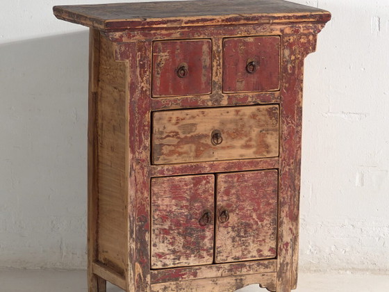 Mobile orientale antico con patina rossa (c.1900) #77 – Cassettiere (photo 2 of 40)