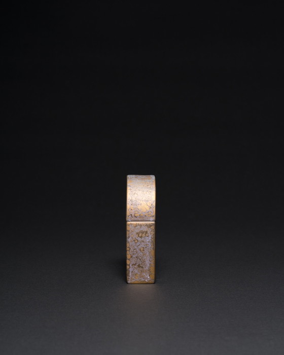 Image 1 of Vase et boîte à couvercle vintage Helmut Drexler Rosenthal en porcelaine allemande Goldfeuer