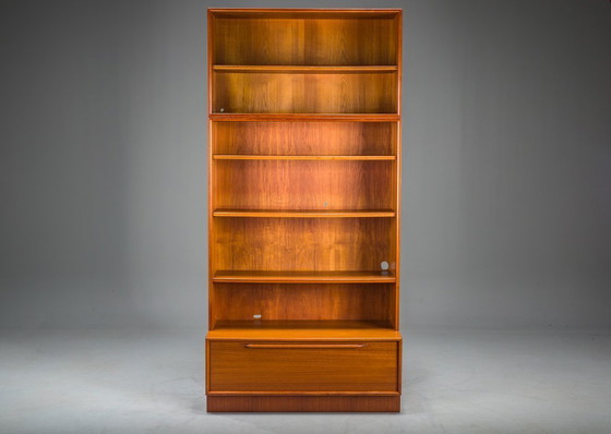 Image 1 of Grande bibliothèque vintage en teck par Heinrich Riestenpatt, 1960s