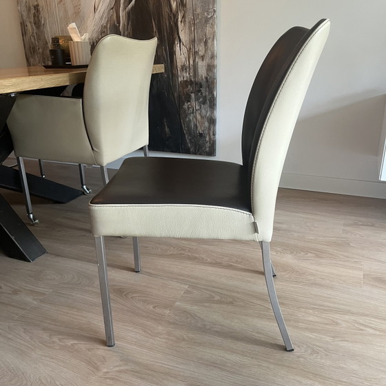 Image 1 of Set da pranzo completo: tavolo in rovere + 4 sedie Bert Plantagie