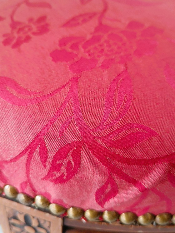 Image 1 of Panca in stile Luigi XVI in legno massello di ciliegio