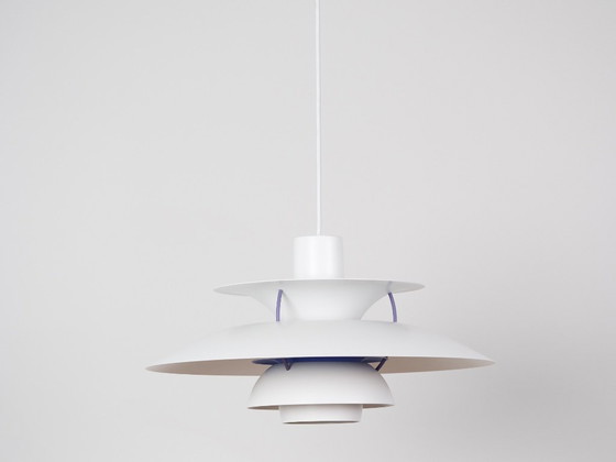 Dänische PH 5 Hängelampe von Poul Henningsen, Louis Poulsen, 1958 – Pendelleuchten, Aluminium (photo 4 of 11)