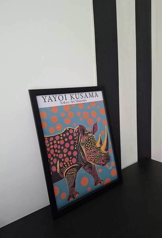 Yayoi Kusama Lámina Artística Original Enmarcada – Láminas artísticas, Glass, Paper (photo 4 of 5)