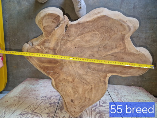 Acacia wood stool