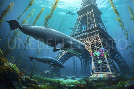 Image 1 of Photo imprimée sur plexiglass / La tour Eiffel / Paris