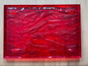 Vassoio rosso Kartell Dune di Mario Bellini