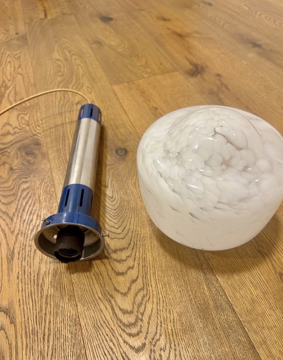 Image 1 of Vintage lamp met opalen bol.